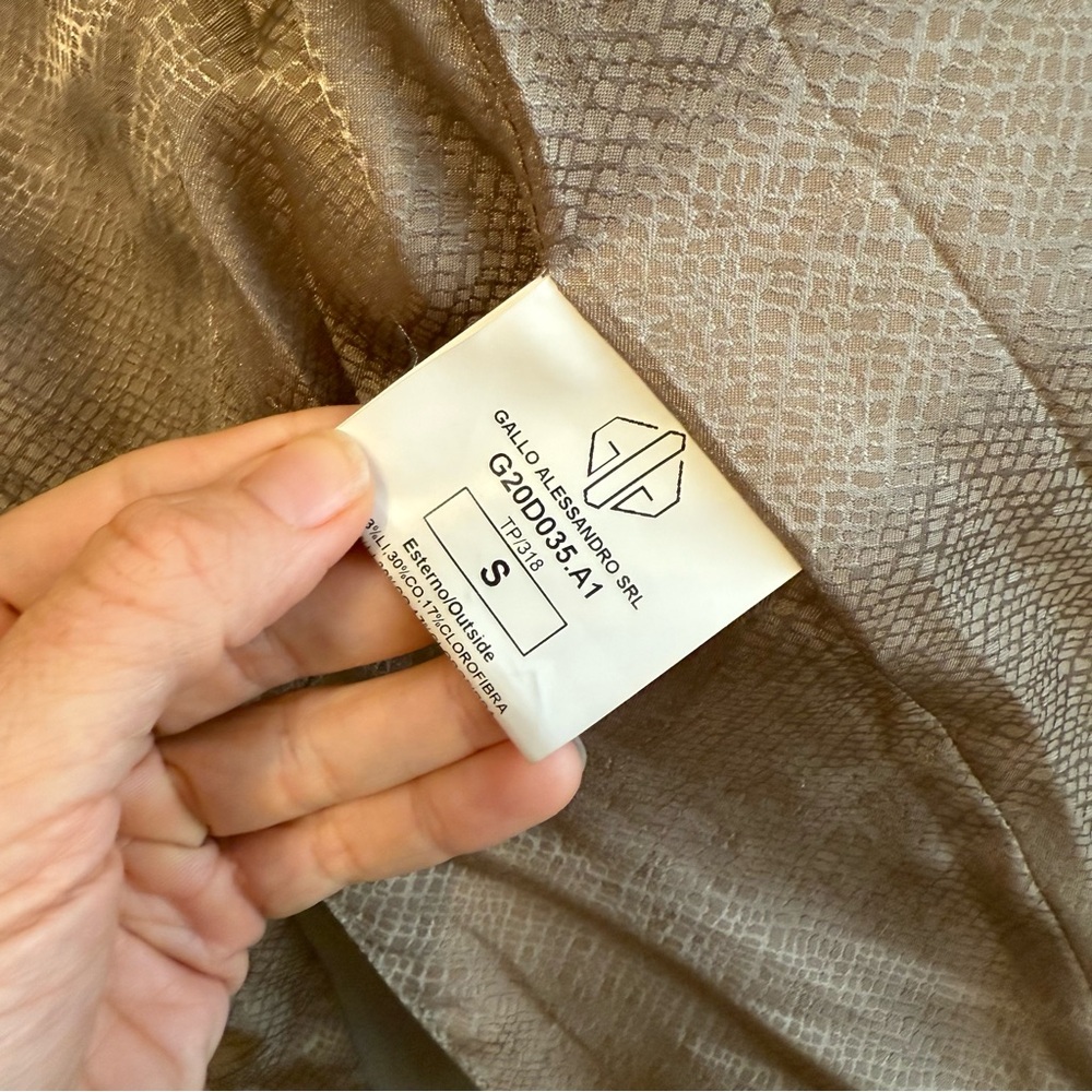 Golden Goose Beige Canvas Jacket NWT size small - Picture 5 of 7